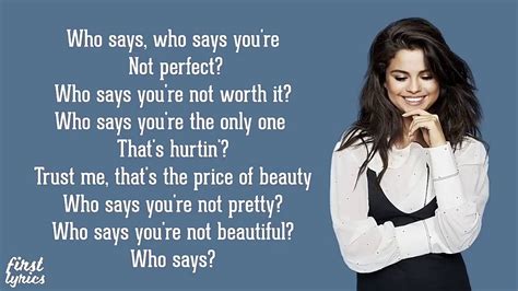 selena gomez song lyrics.